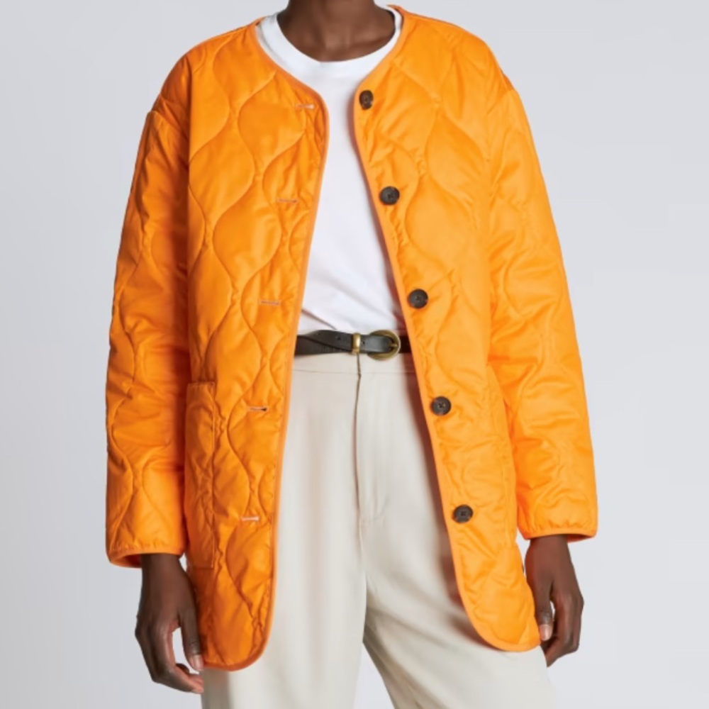 EVERLANE The ReNew Quilted Mid-Length Liner S